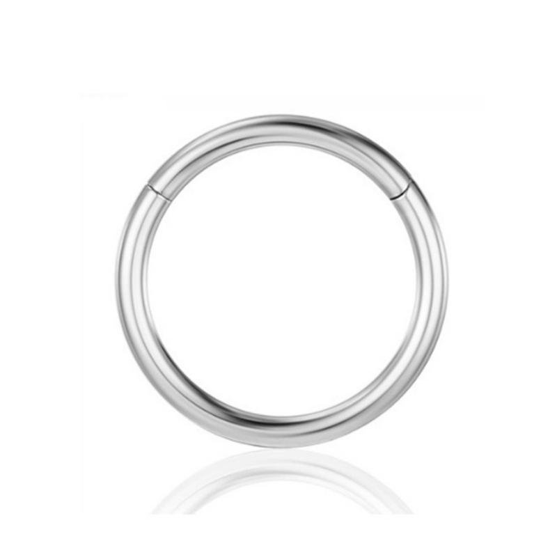 Easy To Wear Seamless Heart Nose Rings Piercing Nose Decors Comfortable Body Jewelry for Party and Daily Use
