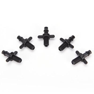 50Pcs4 / 7Mm Splitter Adapter Connector Barb And Garden Irrigation Hoses Fittings 6Mm