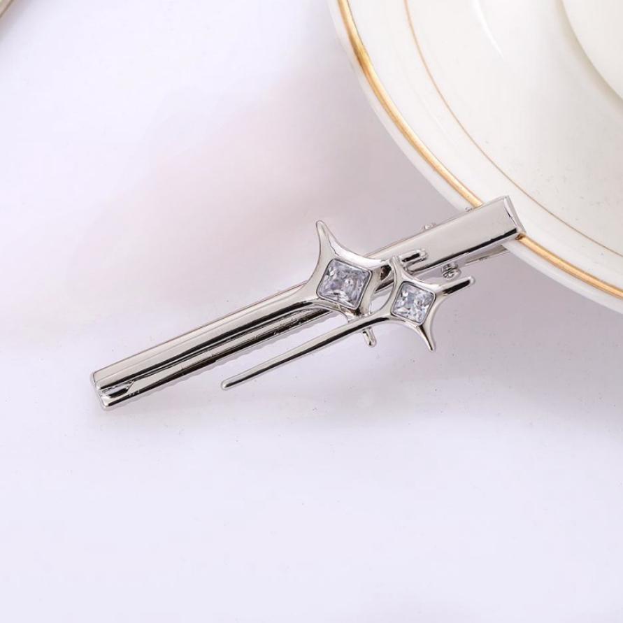 Shiny Cool Hair Pins Star Y2k Hairpin Silver Hair Clip Metal Barrettes Cute Decorative Bobby Pins Hair Accessories for Women