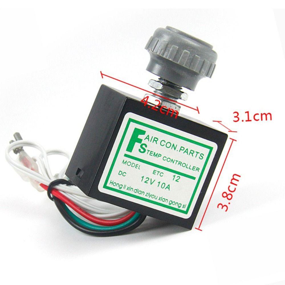 ABS Electronic Thermostat Auto Accessory Air Conditioner Switch New Temperature Control Car