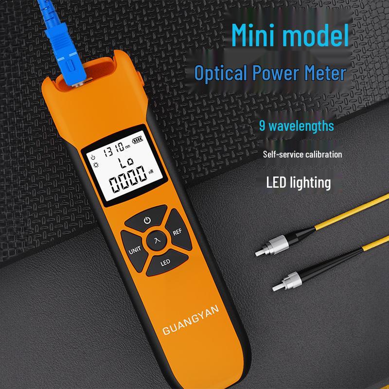 GUANGYAN G1000 Mini Optical Power Meter & Fiber Optic Attenuation Tester (-70 To +6)