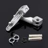 Front Bracket Footrest Footpeg Left Right For Kawasaki ZX6R 03-12 ZX10R 04-12