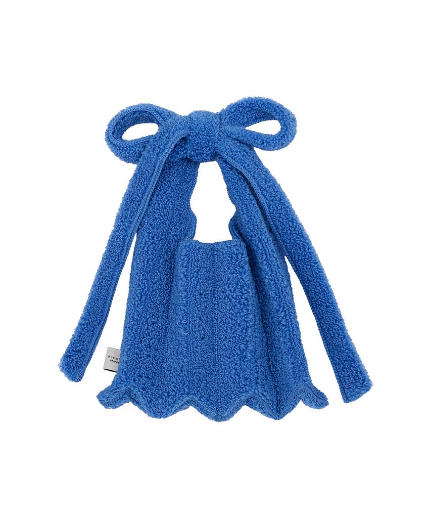 Pleatsmama Poodle Microbag Blue