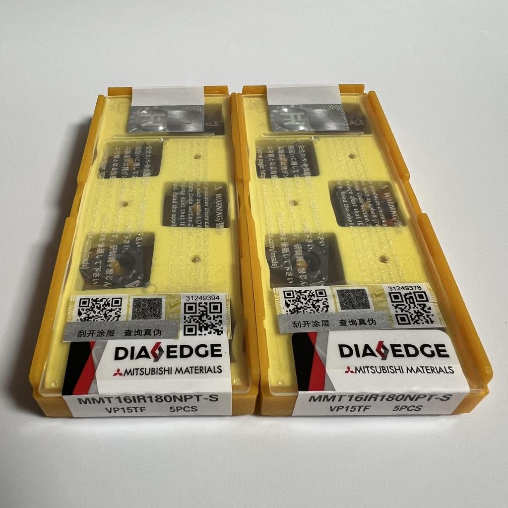 MITSUBISHI / MMT16IR180NPT-S VP15TF / Carbide CNC Blade 10 Pcs