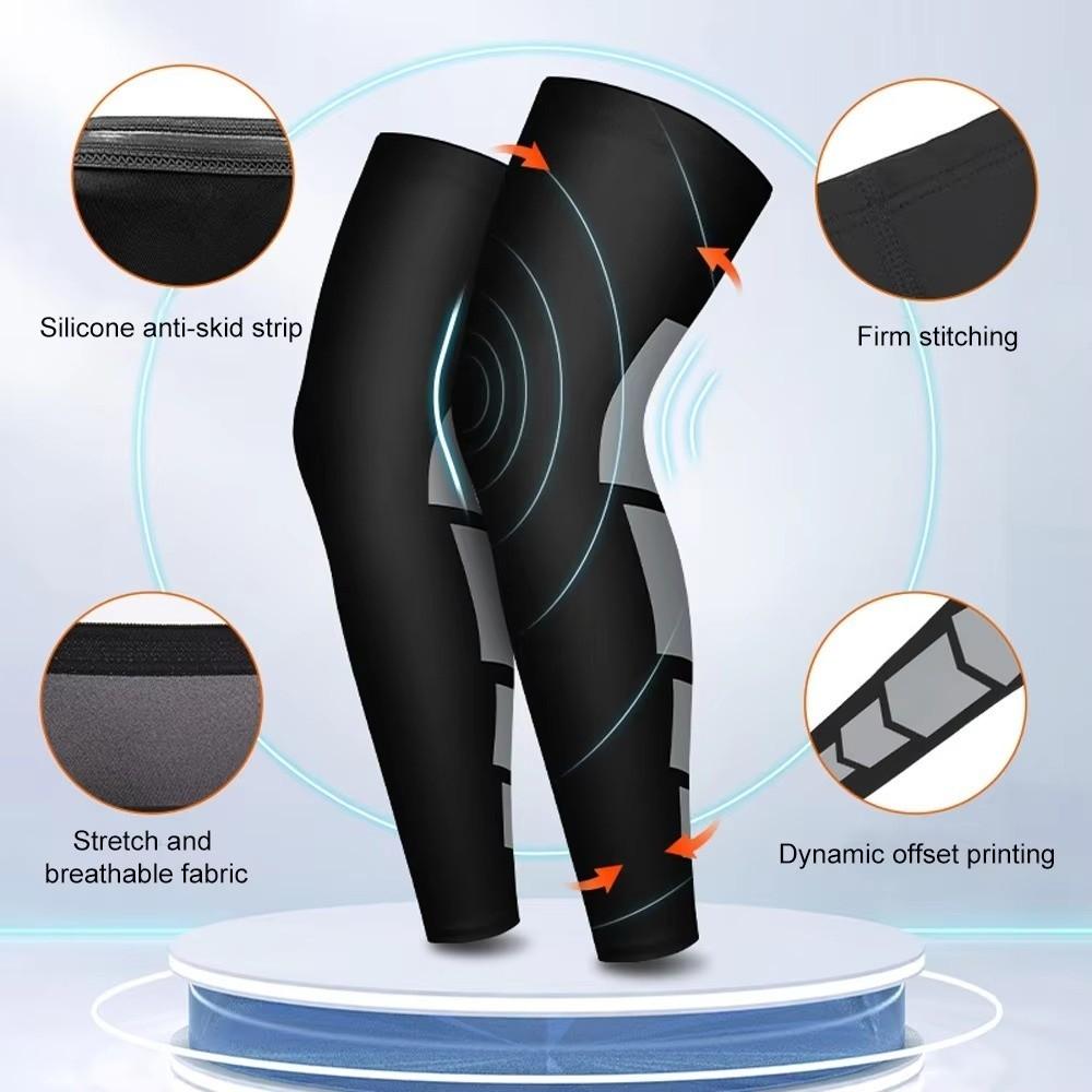 1PC Compression Knee Support Full Leg Sleeve Knee Support Sleeve for Men Women