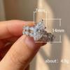 925 Silver New Fashion Design Marquise Cubic Zirconia Set Rings for Women Modern Trend Bridal Wedding Sparkling Jewelry