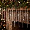 Crystal Ice Drop Snowflake Pendant Decorations Tree Hanging Decorations  Party Supplies