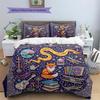 Diamond Embroidery Style Pattern Bedding Quilt Set  Home Decoration  Gift (1 * duvet cover + 2 * pillowcase  without core)
