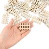 Wooden Fence Decor,DIY Craft Enthusiasts, Fence-Shaped Wooden Scrapbook,Paper Art Cutting Wooden Ornaments,Suitable for Handmade