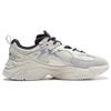 New LiNing Qianxing Strategy 2.0 CF Tracing Anti-Slip Wear-Resistant Low-Top Casual Shoes Women's White Silver AGLT168-2