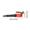 Cordless Leaf Blower 21V Electric Blower with Powerful Motor 2Pcs 3.0Ah Battery Adjustable 2 Speeds