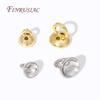 2 Größen 4,5mm/6mm Endkappe Für Perlen Schmuckherstellung,18K Gold Plated Metall Endperlenkappe Verbinder Beschläge Für DIY Perlen Schmuck