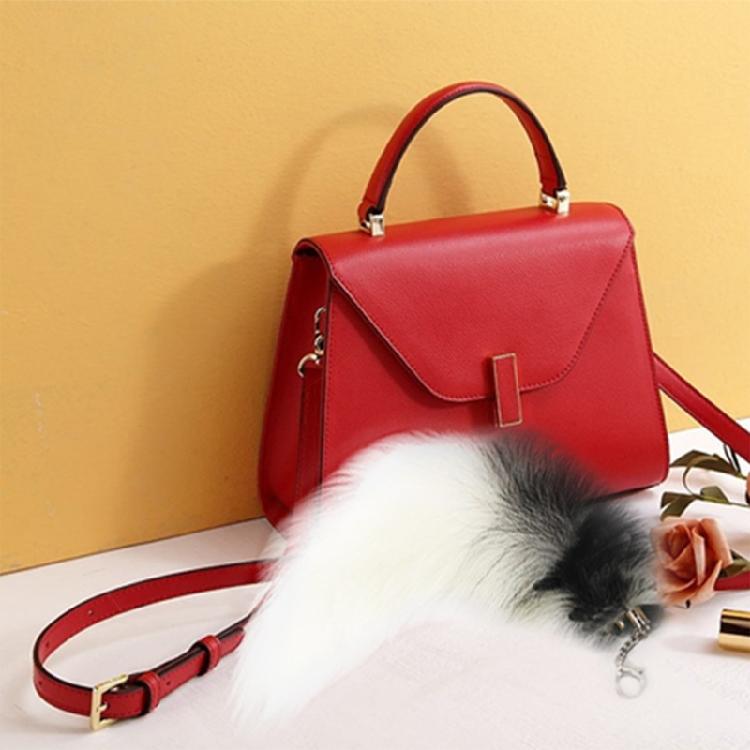 Plush Tail Charm Key Holder Keyring Pendant Decorations Purse Bag Charm