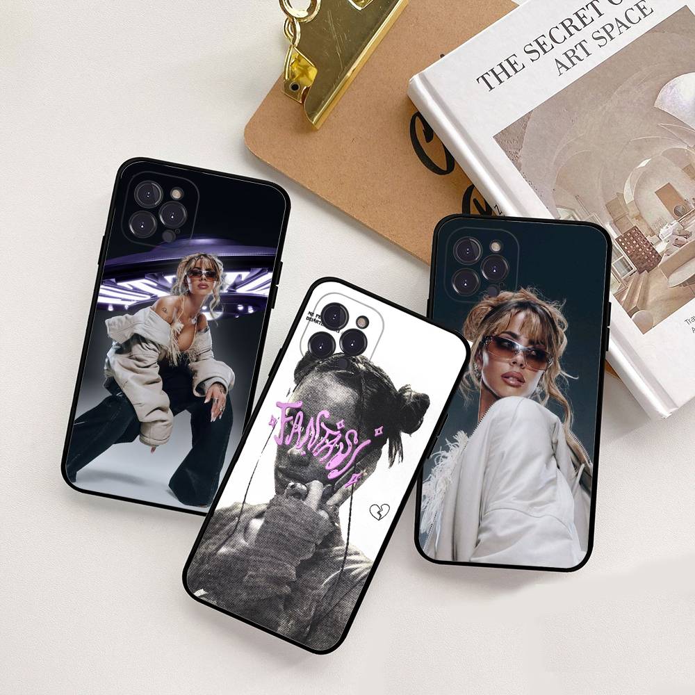 Singer T-TINI M-Martina Stoessel Phone Case For IPhone 17 Air 16 15 14 Plus 13 12 Mini 11 Pro Max Black Cover