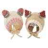 Lovely Fleece Fruit Ear Hat Winter Soft Baby Beanie Cap Thick Warm Ear Protection Hat Boys Girls