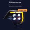 Compatible with Sinotruk Howo T7H Headlight Assembly and T5GTX Four-lens Laser Front Combination Lamp.