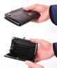 SEAL Kiss Lock Wallet Wallet Mini Wallet Billfold Card Case Coin Purse Waterproof Sorting Made in Japan PS-203BK