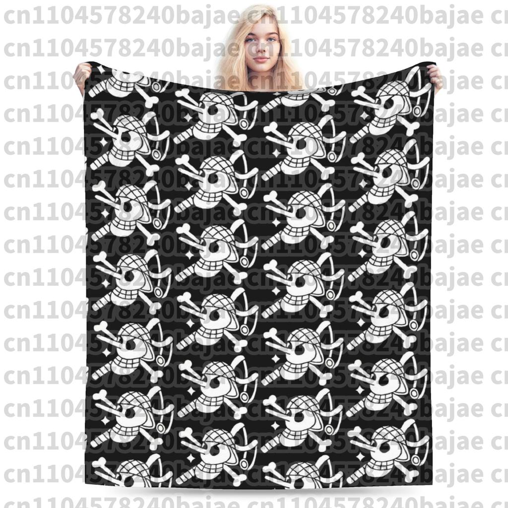 Ace Luffy Sabo One Piece Anime Blankets Flannel Awesome Warm Throw Blanket for Coverlet Autumn/Winter