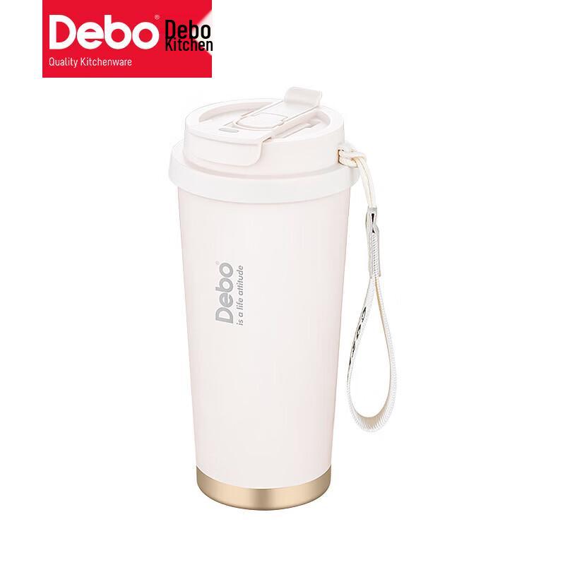 Debo 500ml Double-Mouth 316 Stainless Steel Coffee Tumbler