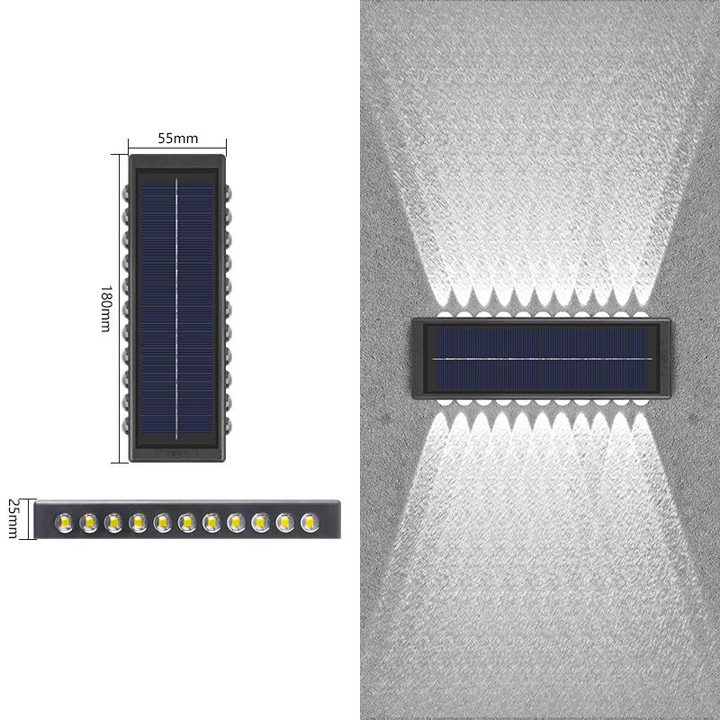 Waterproof Solar Outdoor Wall Light for Garden, Courtyard & Balcony Decoration