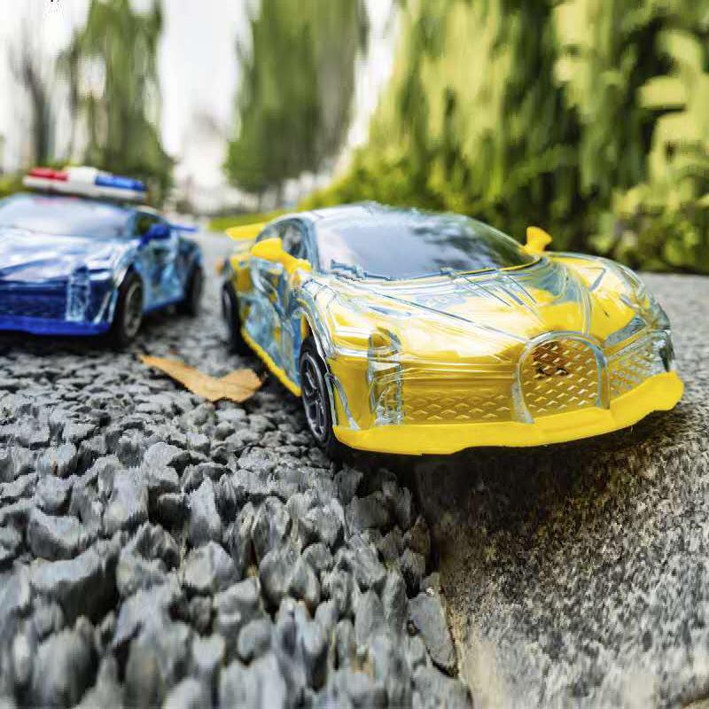 Electric Racing Toy Car with 3D Lights and Music - Popular for Kids