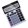 Dual Power Electronic Calculator Solar Powered Desktop Calculator 12 Digits Large Screen Calculators