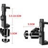 Webcam Mount Stand 360° Rotation No Punching Clip, 1 Set Adjustable Camera Holder for Home Office Live Streaming Recording
