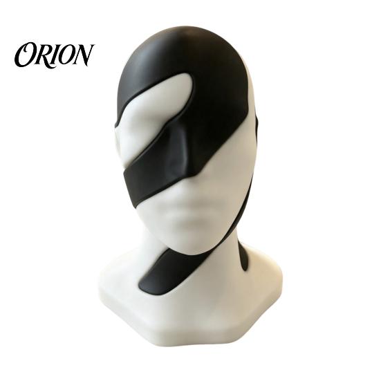 3D Printed Decorative Items Dualism Unity Sculpture, Abstract Two-Part Head Art Statue, Luxury Tabletop Decorations Modern Style Matte PLA Ornament,
