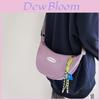 Nylon Casual Crossbody Bag With Zipper Closure For Daily Use