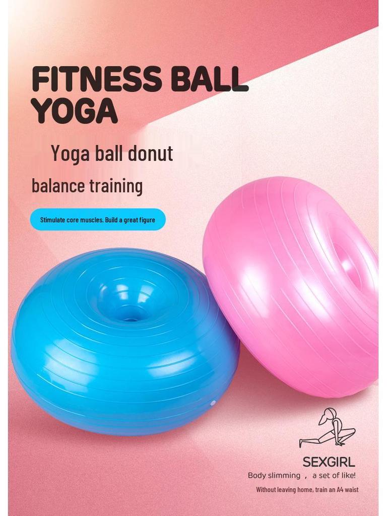 Stability Slimming Yoga Ball: Thickened PVC Explosion-Proof Inflatable Fitness Ball