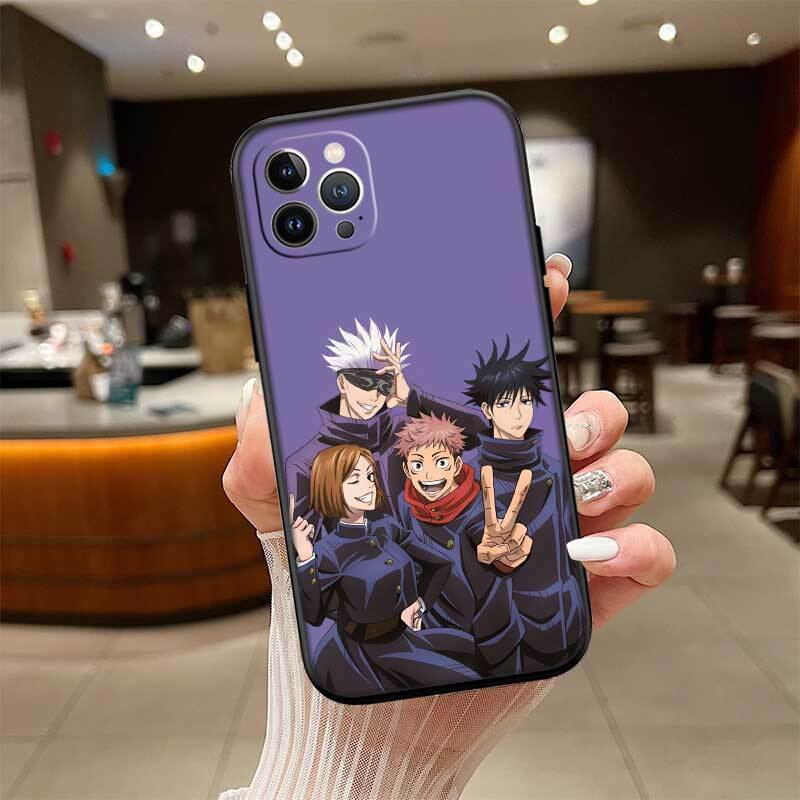 Anime Gojo Jujutsus Shockproof Phone Case for Redmi Note 8 8T 9 9A 9C 9T 9S 10 11 11S 10C 10X 10A 10T Pro Max Plus Prime