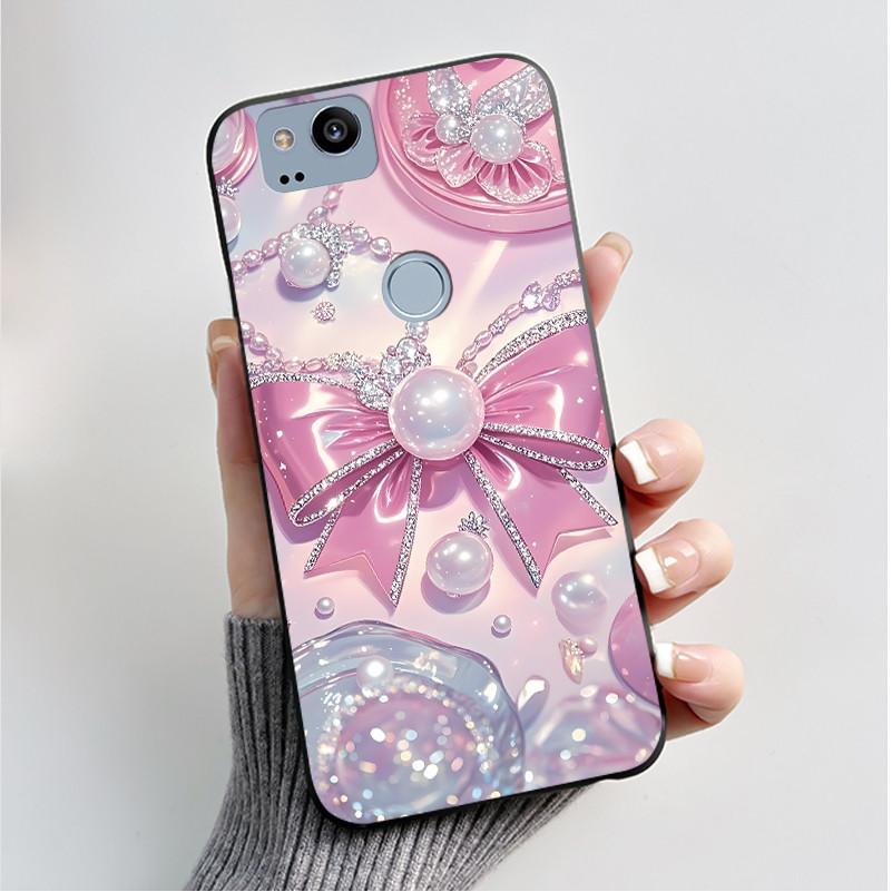 Pattern Case For Google Pixel 2 XL Pixel2 Funda Soft Silicone Shell For Google Pixel 1 XL Pixel1 Cover Cute Flower Casing Coque