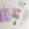 A5 Plush Binder Embroidery 6 Ring Magnetic Photo Album Kpop Photocard Holder Collect Book Storage Organizer
