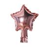 5-Inch Heart & Star Foil Balloons for Birthday Party or Wedding Decorations