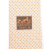 Excellent HERMES tie Overall handle Orange blue mens 659082T Used