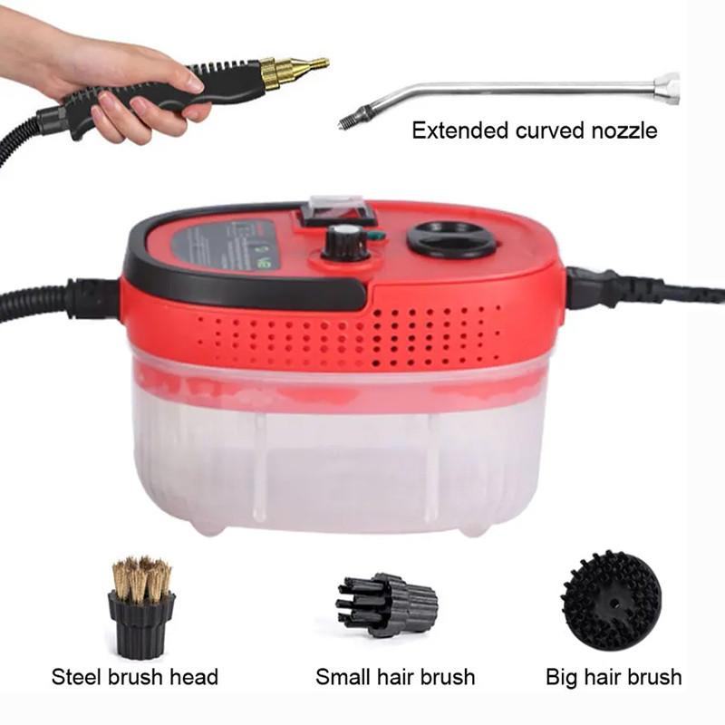 

2500W High Pressure Steam Cleaner Kitchen Multifunctional High Temperature Handheld Range Hood Cleaning Device красный