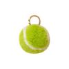 Fluffy Tennis Ball Plush Key Ring Soft Pompom Bag Pendant Sports Themed Gift For Friends Women Car Key Decor