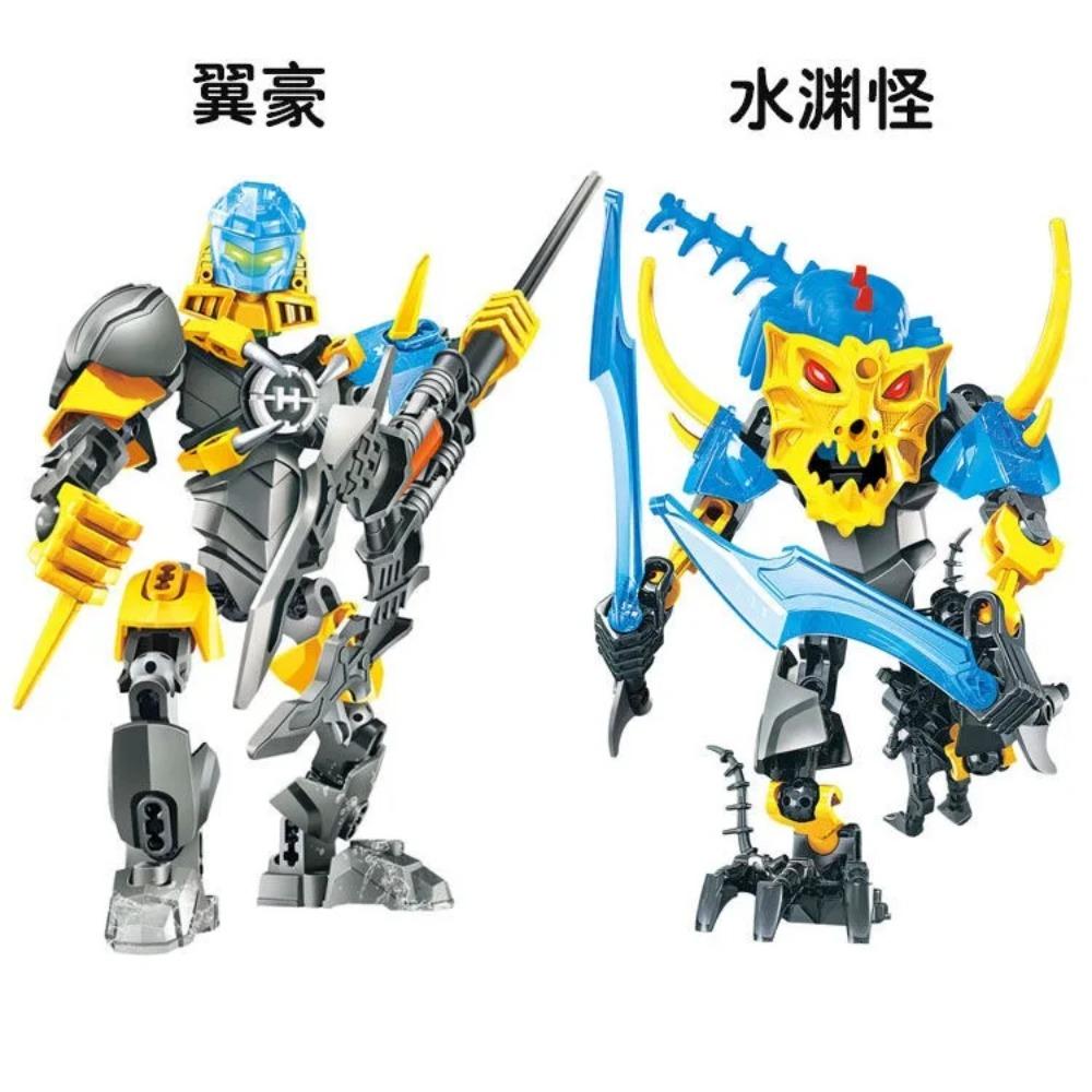 New Hero Factory 5.0 Star Warrior Building Blocks 2IN1 Combined Robot Mech EVO Furno Bulk Bricks Toys For Boys Kids Xmas Gifts