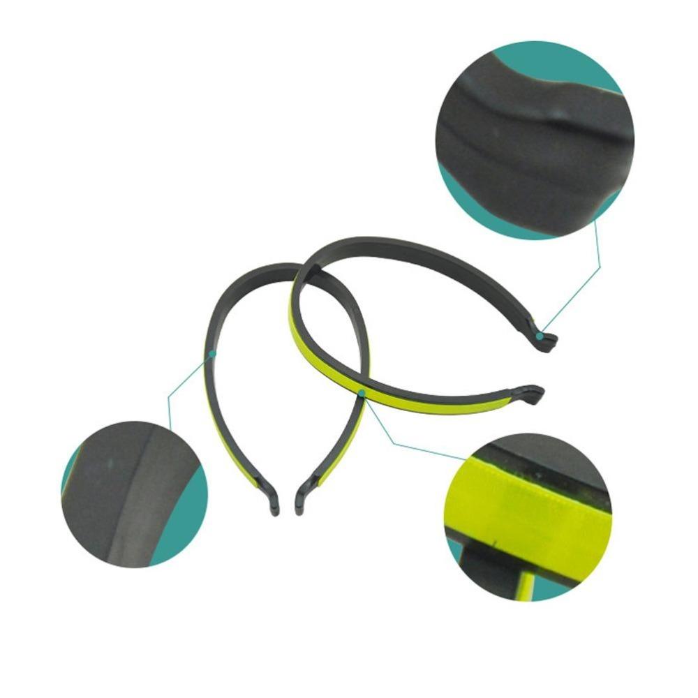 4PCS High Reflective Reflective Bike Trouser Clips  Reflective Riding Accessory