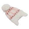 Winter children's fleece hat jacquard flower wool hat girls warm knitted ear protection hat men