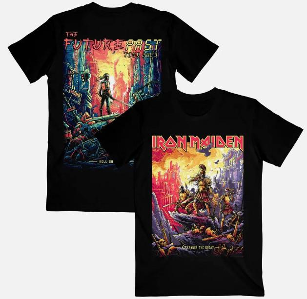 

Iron Maiden Hell On Earth 2023 – Футболка с принтом Alexander The Great Tour Унисекс S
