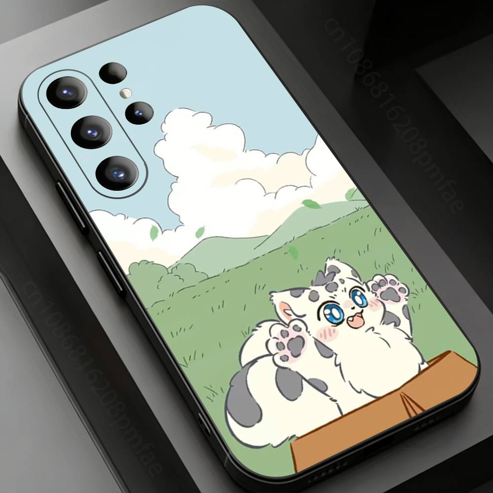 Cute Cartoon Chinese Mythical Creatures Phone Case For Samsung Galaxy S26,25,24,23,22,21,20Plus Ultra Samsung S25ULTRA