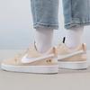 Nike Court Borough Low Recraft SE GS Embroidered Floral Kids Sneakers Tan Sanddrift Twine FZ3136-100