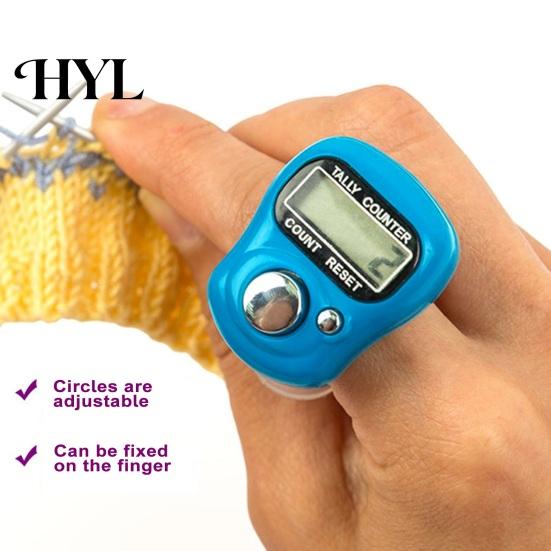 Mechanically Jumping Counter LED Finger Ring Compact Quick Response Adjustable Handheld Circle Easy Simple Operation Home Supply Resettable