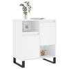 VidaXL Buffet Blanc brillant 60x35x70 cm Bois d'ingénierie 831198