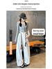 American Style Wide-Leg Woven Belt Pants: Women's 2026 Spring/Summer Casual Workwear