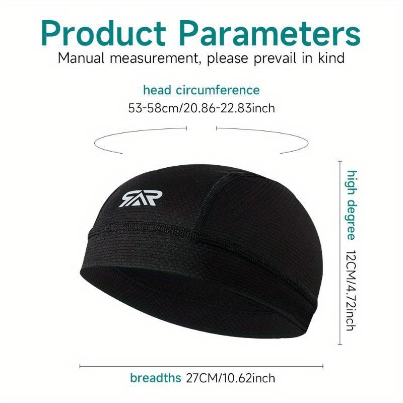 1Pc Summer Cooling Cycling Caps Sunscreen Quick Drying Helmet Liner Sweat Wicking Cycling Running Motorcycle Hat Fits for Men Women