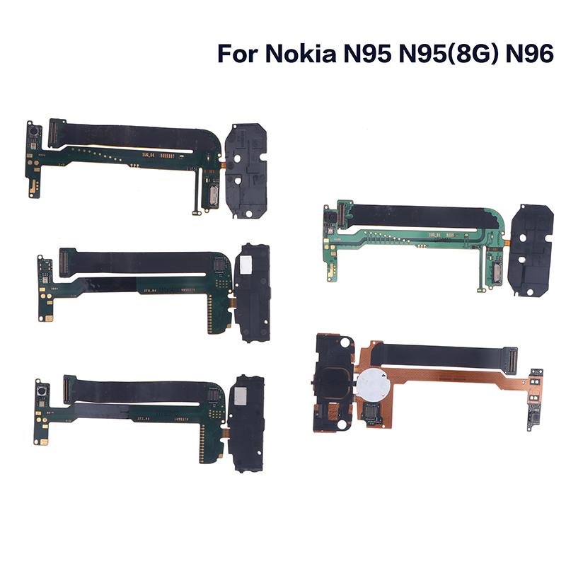 Phone Housing Screen Motherboard Connection Flex Cable With Front Camera Replacement Parts For Nokia N95 N95(8G) N96