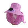 Breathable Wide Brim Fan Hat UV Protection Summer Fan Visor Cap Cooling Sunshade Hat  Farm Work