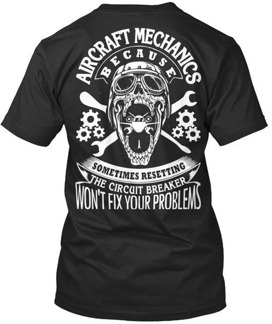 Aircraft Mechanic T-Shirt XXXL